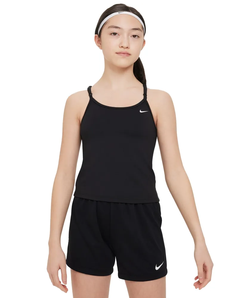 Nike Plus Size Active Medium-Support Padded Sports Bra Tank Top - Macy's