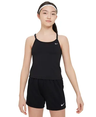 Nike Big Girls Dri-fit Indy Tank Sports Bra