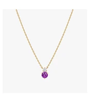Deux Birthstone Necklace