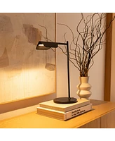 Brightech Leaf 16" Industrial Led Desk Lamp with Wireless Charging Pad