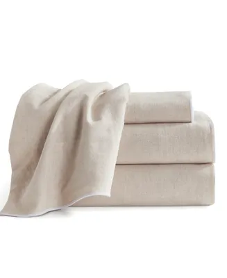 Dkny Pure Washed Linen Cotton 4-Pc. Sheet Set, California King