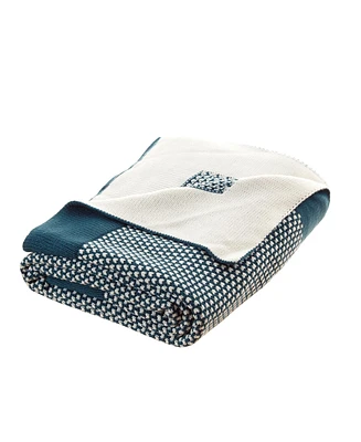 Cozy Tyme Cortez Textured Knit Throw Blanket 50"x60"