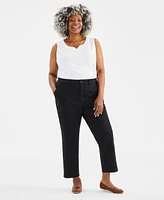 Style & Co Plus Classic Chino Pants, Created for Macy's