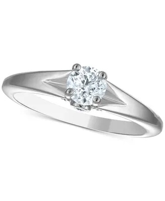 Diamond Solitaire Engagement Ring (5/8 ct. t.w.) in Platinum