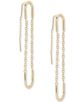 Lucky Brand Modern Stud Chain Earrings