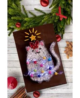 Creative Cross Stitch Kit/String Art Nice kitty - Assorted Pre