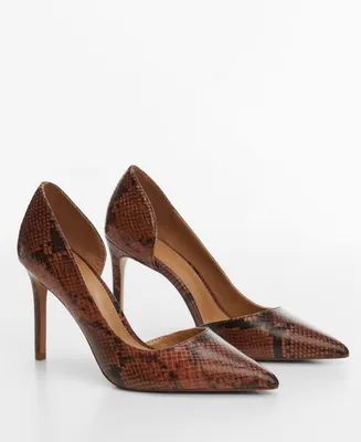 Mango Women's Asymmetrical Heeled Shoes