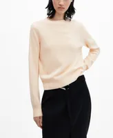 Mango Women's Round-Neck Knitted Sweater