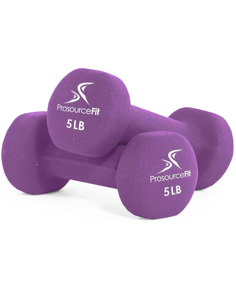 Neoprene Dumbbells, 5lbs, Set of 2