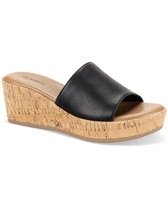 Style & Co Meadoww Slide Wedge Sandals, Created for Macy's