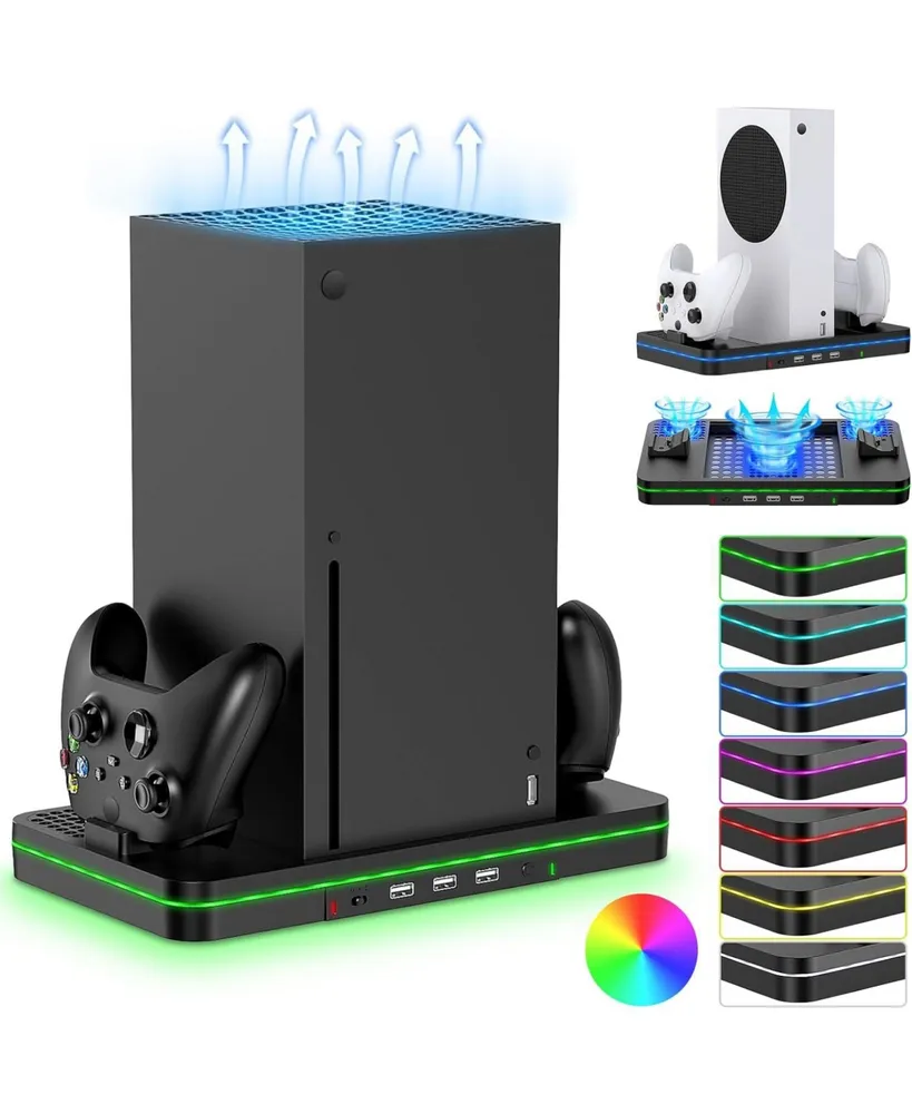 Cooling Stand Dual Controller Charging Station for Xbox Series X/S With Bolt Axtion Bundle