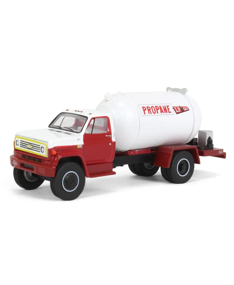 Green light Collectibles 1/64 1985 Chevrolet C65 Propane Tank Truck, Lp Gas, Sd Trucks Series 16 45160-a