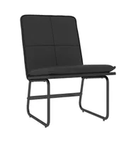 Lounge Chair Black 21.3"x29.5"x29.9" Faux Leather