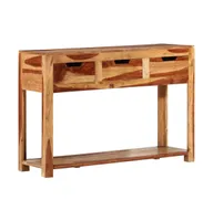 Console Table 43.3"x13.8"x29.5" Solid Wood Acacia