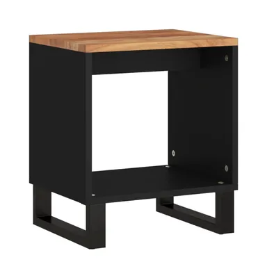 Coffee Table 15.7"x12.2"x18.1" Solid Wood Acacia Engineered Wood