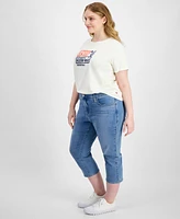 Levi's Trendy Plus Size 311 Shaping Skinny Capri Jeans