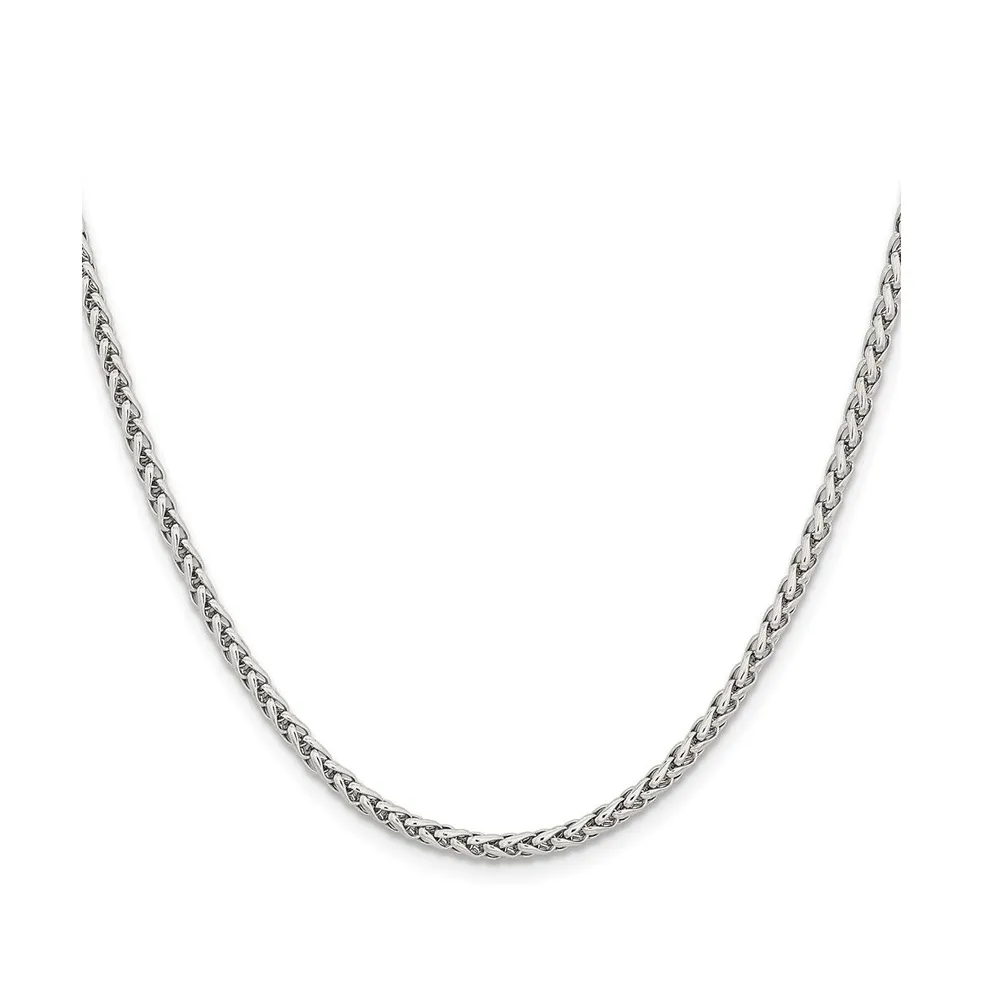 Chisel Stainless Steel 3mm Wheat Chain Necklace
