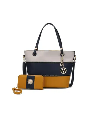 Mkf Collection Vallie Color-Block Tote Bag by Mia K