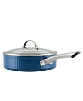 Farberware Style Aluminum Nonstick 3 Quart Cookware Saute Pan with Lid