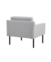 Boss Office Products 31" Polyester Modern Linen Lounge Chair