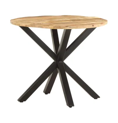 Side Table 26.8"x26.8"x22" Solid Mango Wood