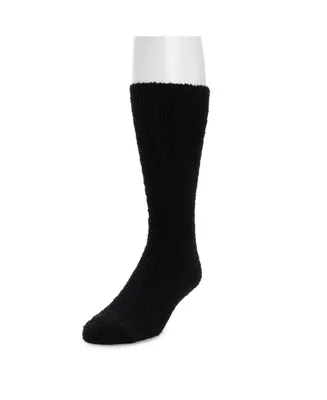 Muk Luks Men's Micro Chenille Knee High Socks