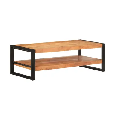 Coffee Table 47.2"x23.6"x15.7" Solid Acacia Wood