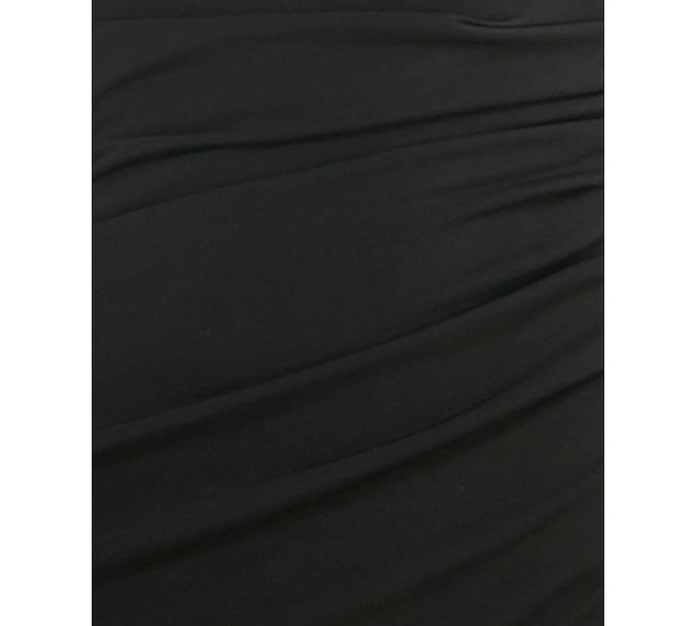 B Darlin Juniors' Square-Neck Sleeveless Gown