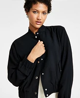 Bar Iii Women's Bomber Jacket, Created for Macy's