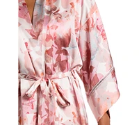 Midnight Bakery Women's Marion Floral Satin Robe