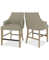 Nelin 2pc Counter Height Chair Set