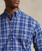 Polo Ralph Lauren Men's Big & Tall Plaid Stretch Poplin Shirt