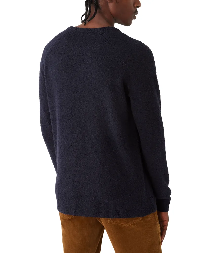 Frank And Oak Men's Textured Crewneck Long Sleeve Sweater