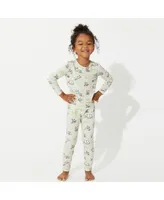 Bellabu Bear Toddler Unisex Panda Set of 2 Piece Pajamas