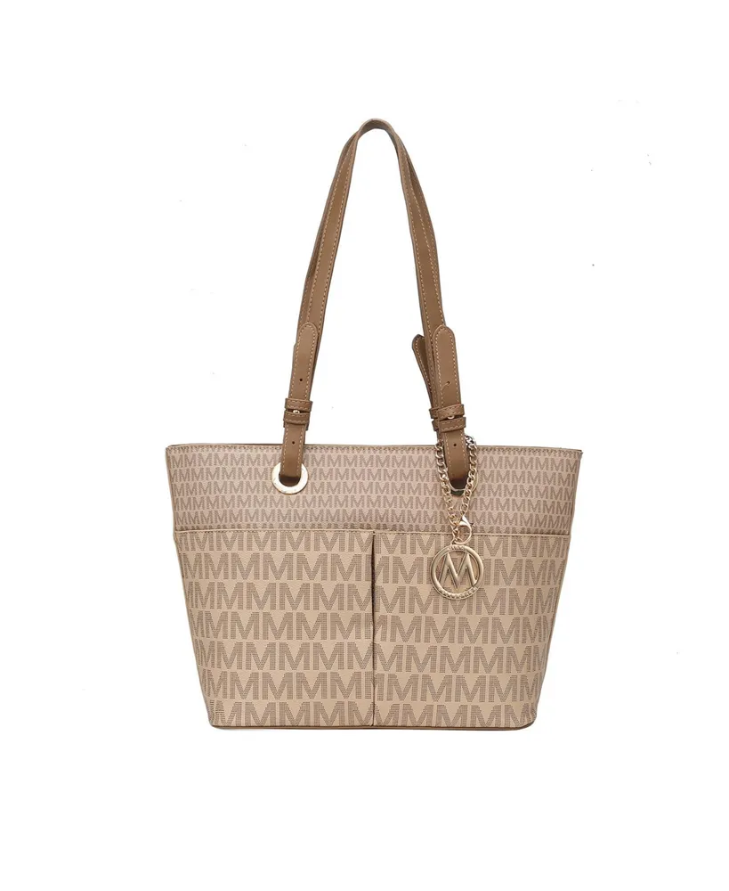 Mkf Collection Lori M logo Printed Tote by Mia K