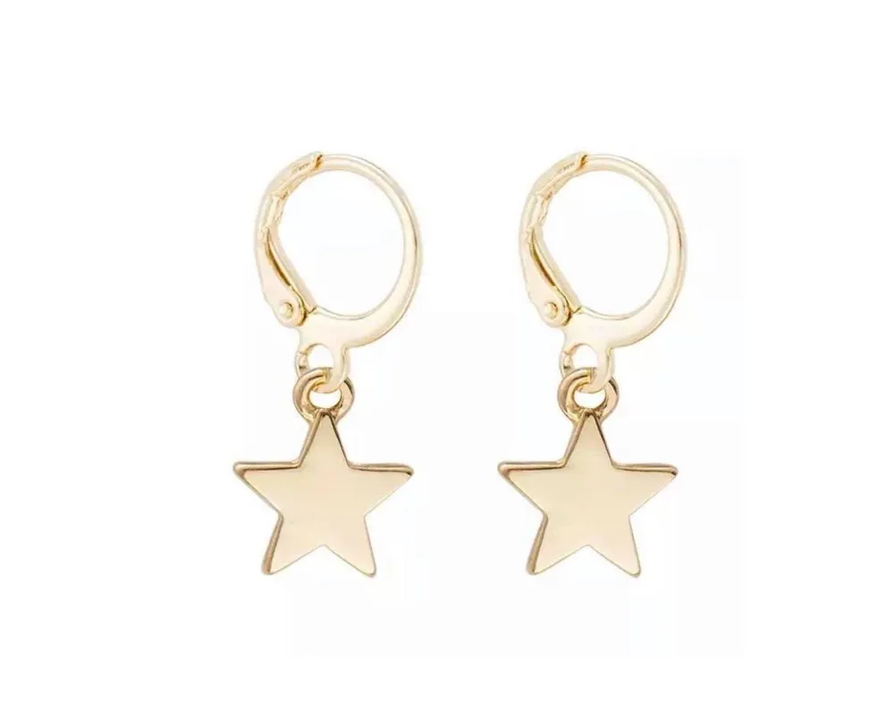 Star Dangle Earrings for Women