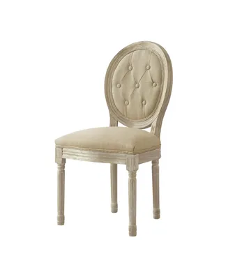 Rustic Manor Edna Linen Dining Chair