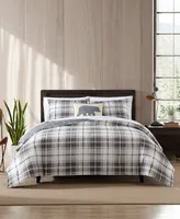 Eddie Bauer Alder Plaid Charcoal Comforter Set