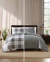 Eddie Bauer Alder Plaid Charcoal Comforter Set