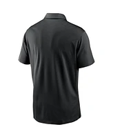 Men's Nike Black Arizona Diamondbacks Cooperstown Collection Logo Franchise Performance Polo Shirt