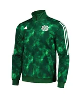 Men's adidas Green Celtic Lifestyle Full-Zip Track Top