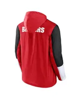 Men's Fanatics Red, Black Wisconsin Badgers Game Day Ready Full-Zip Jacket