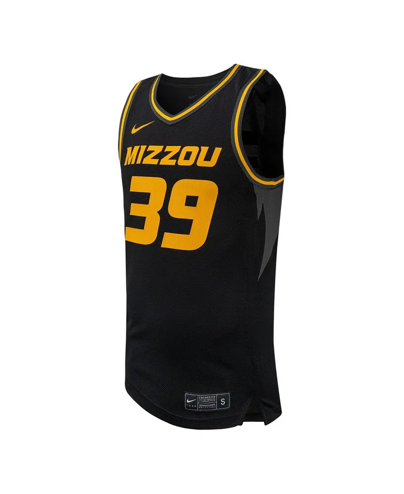 Men's Nike #39 Black Missouri Tigers Replica Basketball Jersey