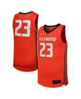 Men's Nike #23 Orange Illinois Fighting Illini Replica Basketball Jersey