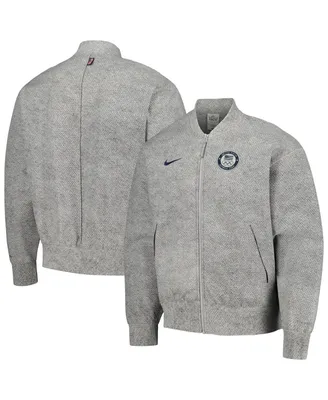 Men's Nike Gray Team Usa 2024 Summer Olympics Media Day Look Full-Zip Jacket