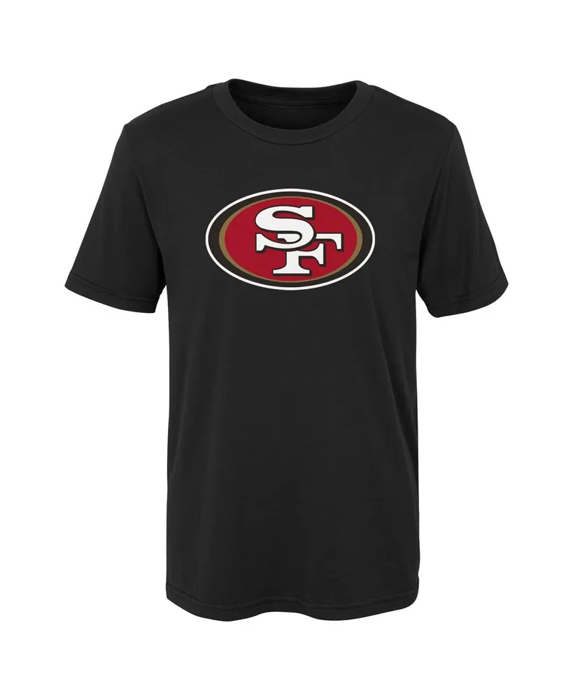 Preschool Boys and Girls Black San Francisco 49ers Primary Logo T-shirt