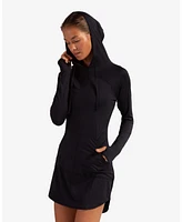 Women's Upf 50+ Sun Protection Hoodie Dress