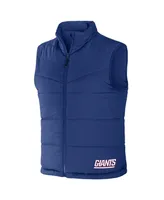 Men's Nfl x Darius Rucker Collection by Fanatics Royal New York Giants Colorblocked Full-Zip Vest