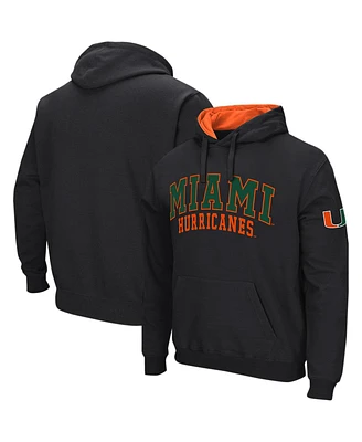 Colosseum Men's Miami Hurricanes Double Arch Pullover Hoodie