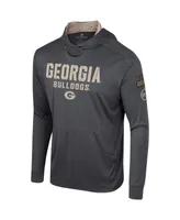 Men's Colosseum Charcoal Georgia Bulldogs Oht Military-Inspired Appreciation Long Sleeve Hoodie T-shirt